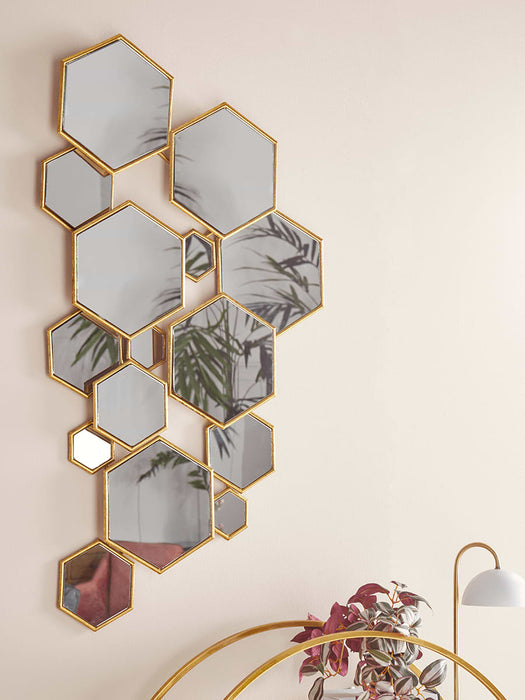 Layered Hexagon Mirror