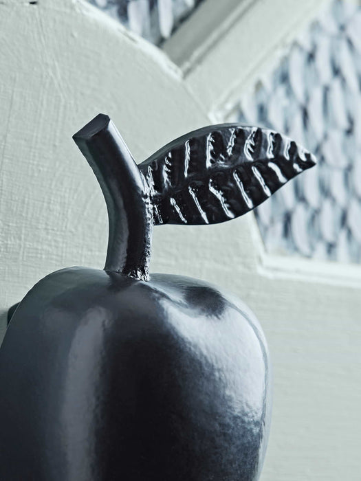 Apple Door Knocker - Black