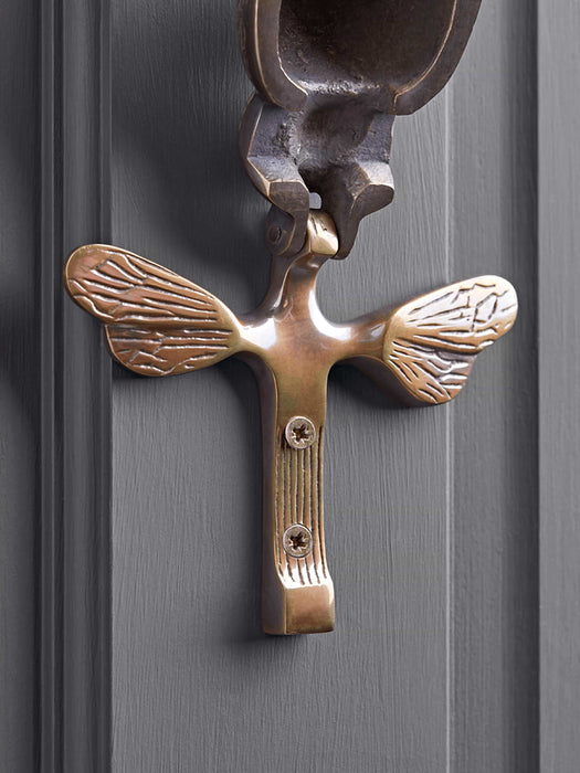 Bumble Bee Door Knocker - Antique Bronze