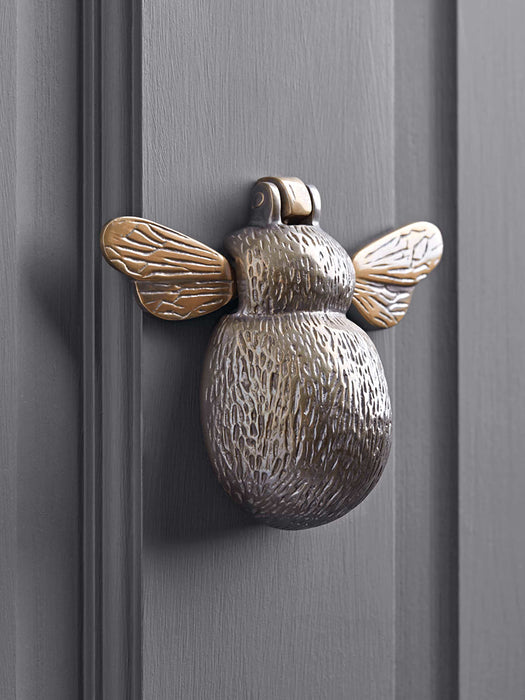Bumble Bee Door Knocker - Antique Bronze