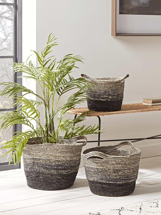 Black Ombre Storage Baskets