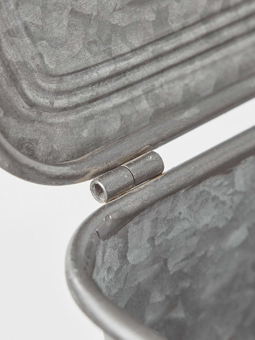Three Zinc Storage Boxes