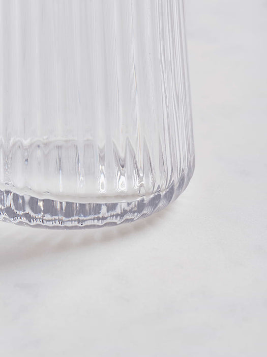 Fluted Soap Dispenser - Clear