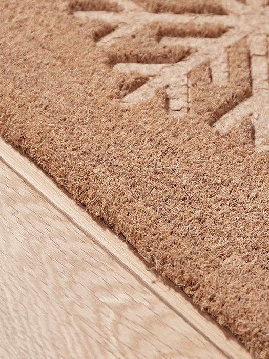 Embossed Snowflake Doormat
