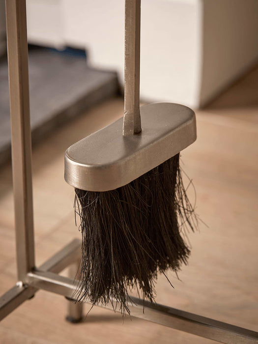 Iron Hanging Fireside Set - Silver
