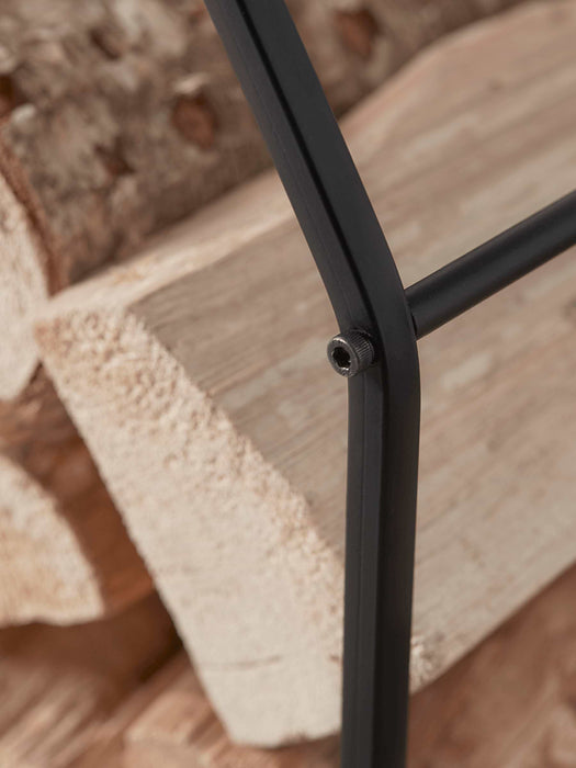 Black House Log Holder