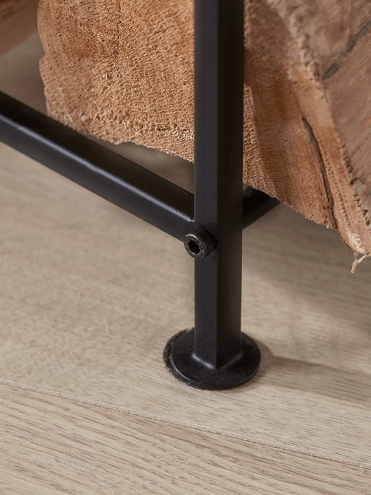 Black House Log Holder