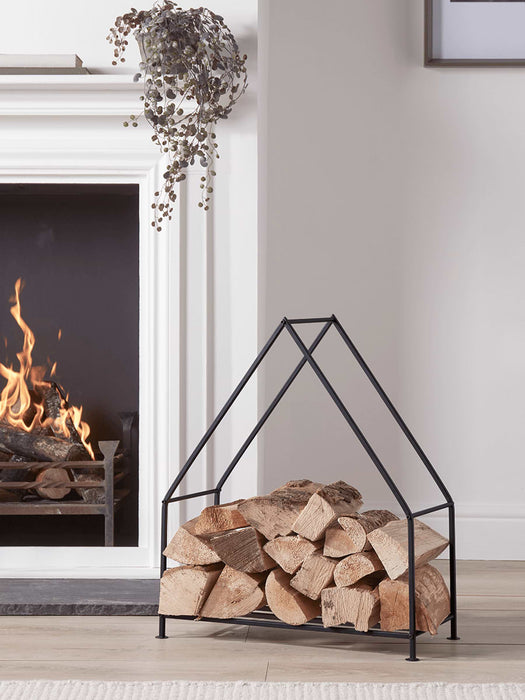 Black House Log Holder