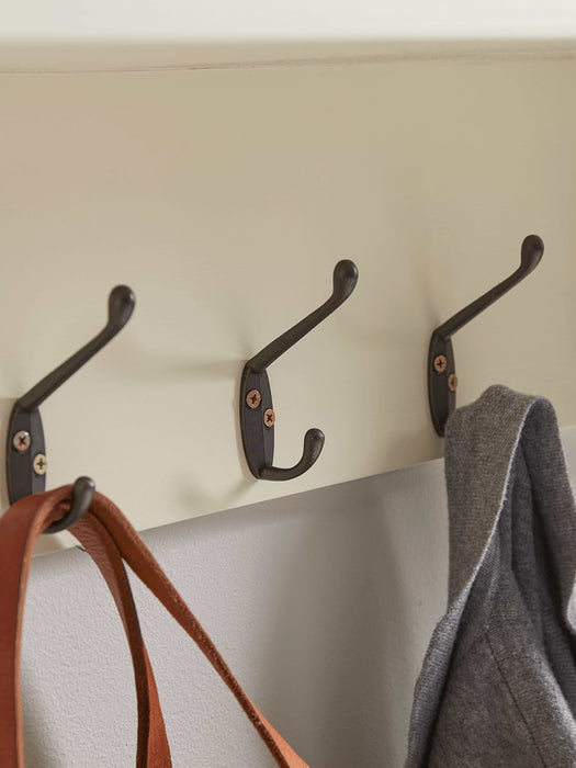 Antique White Hook Rack