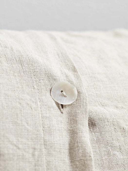 Large Velvet & Linen Cushion Cover - Sage