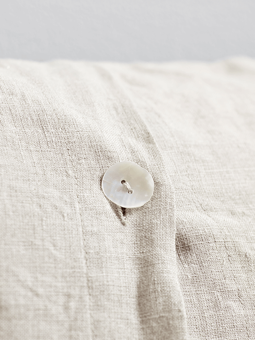 Large Velvet & Linen Cushion - Sage
