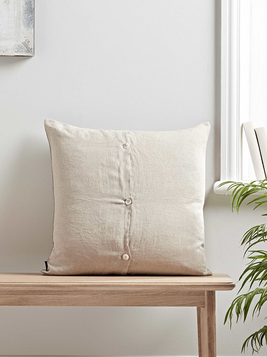 Large Velvet & Linen Cushion Cover - Sage