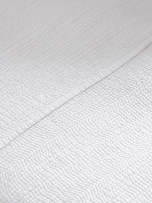 Cotton Quilted Bedspread - White
