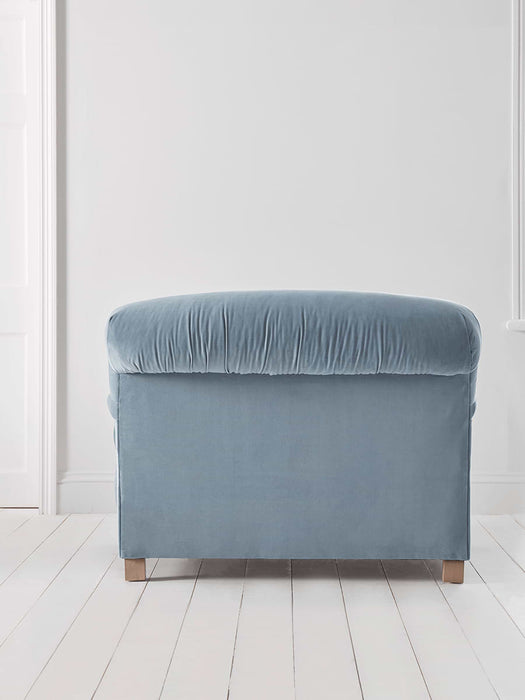 Cosy Loveseat - Mid Blue Velvet
