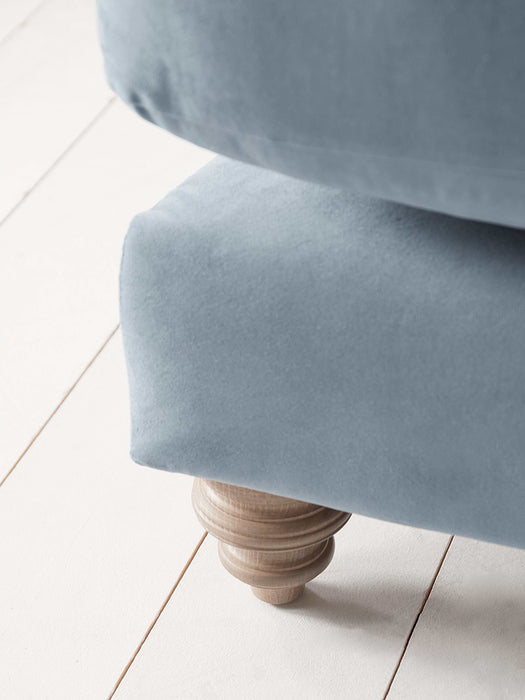 Cosy Loveseat - Mid Blue Velvet