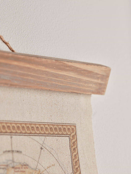 Hanging World Map Wall Art