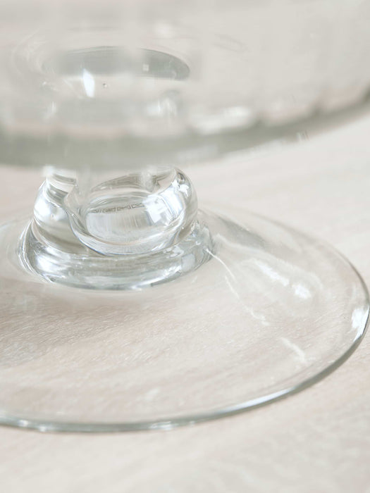 Textured Standing Glass Bowl
