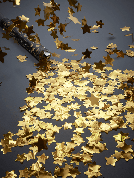 Golden Stars Confetti Cannon