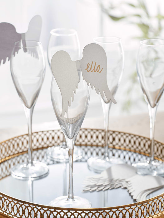 Ten Angel Wing Place Name Cards
