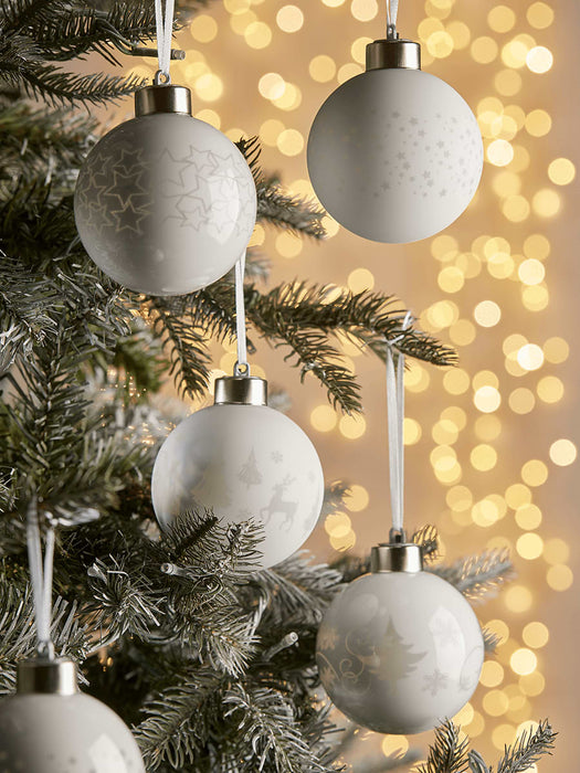 Twelve Light Up Baubles