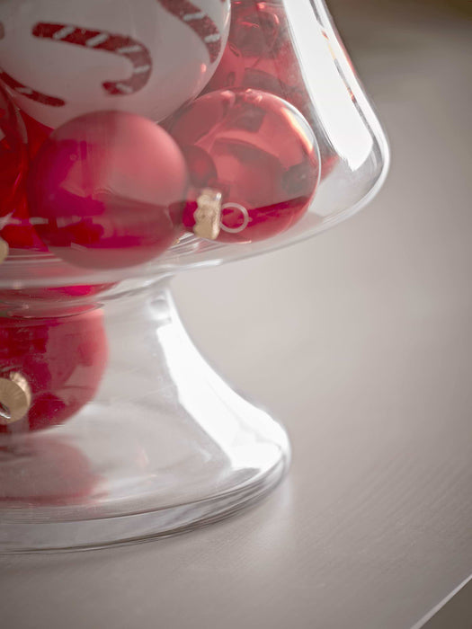 Glass Christmas Tree Jar