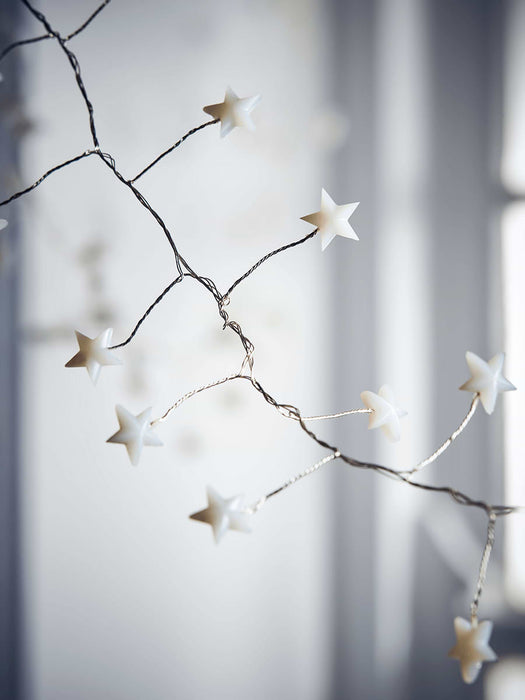 Indoor Outdoor Star Tipped Cluster String Lights