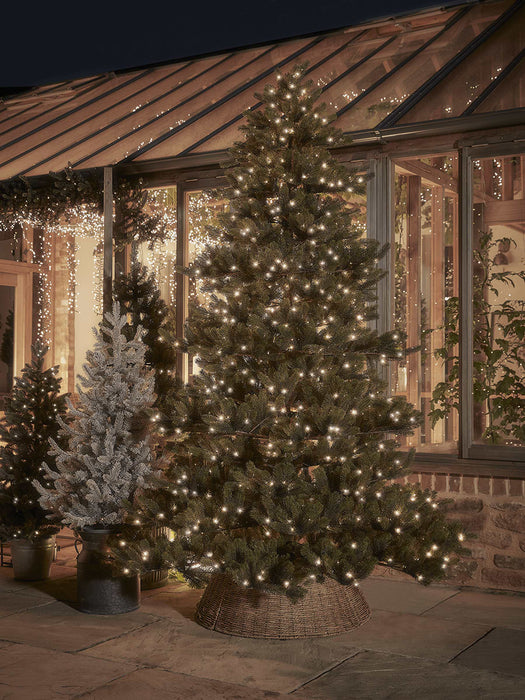 Indoor Outdoor Fabulous Pre-Lit Pine Tree - 7ft