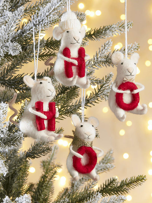 Felt Ho Ho Ho Mice