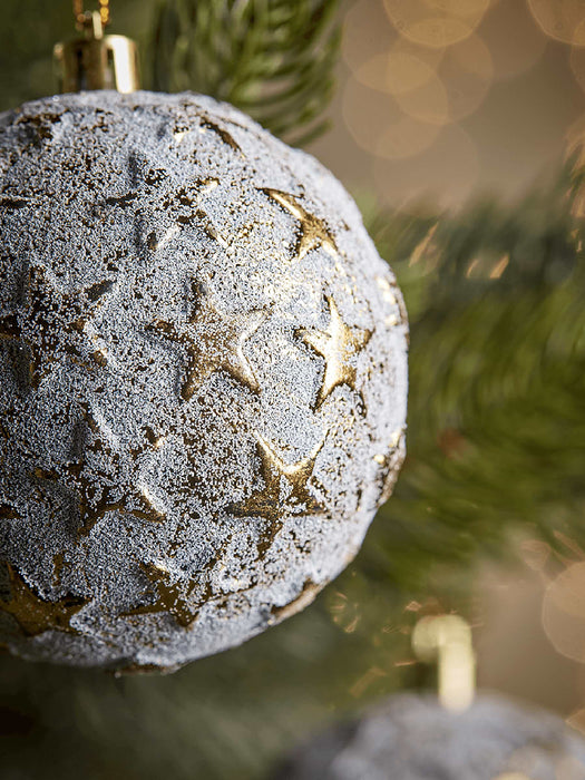 Twelve Shatterproof Starry Baubles