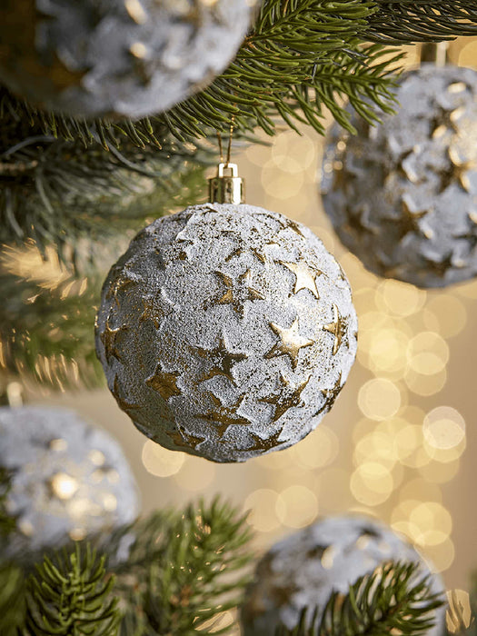 Twelve Shatterproof Starry Baubles