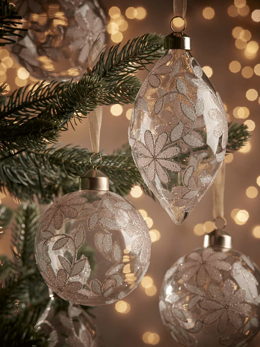 Twelve Delicate Blossom Baubles