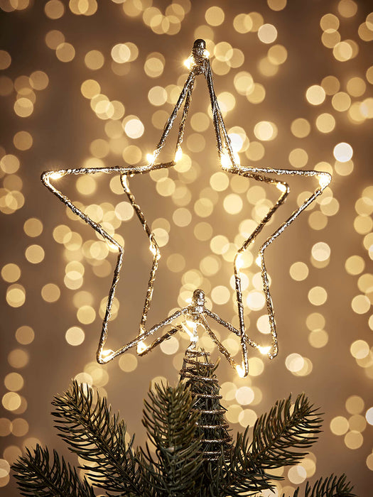 Light Up Silhouette Star Tree Topper