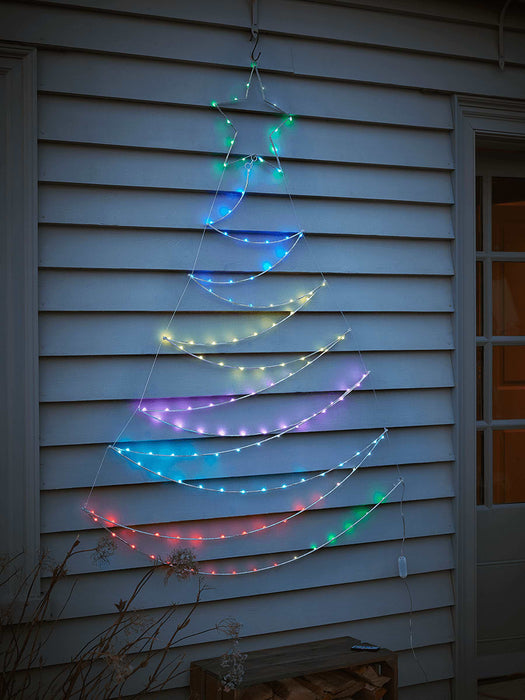 Indoor Outdoor Rainbow String Light Tree - Colour Changing