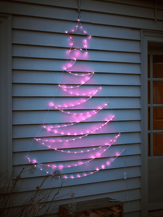 Indoor Outdoor Rainbow String Light Tree - Colour Changing