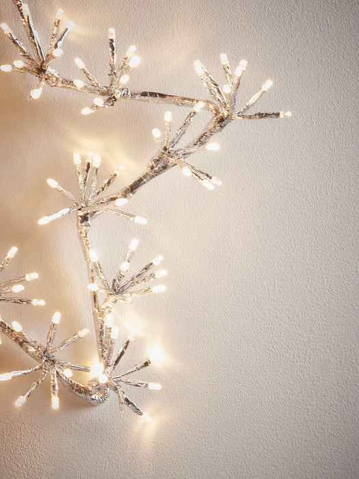 Indoor Outdoor Light Up Silver Starburst