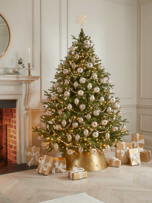 Vintage Style Bauble Garland - Gold Mix
