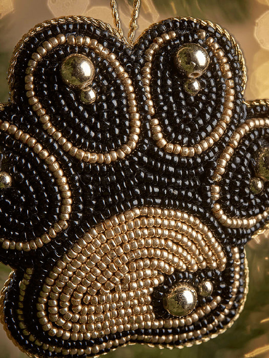 Beaded Paw Bauble