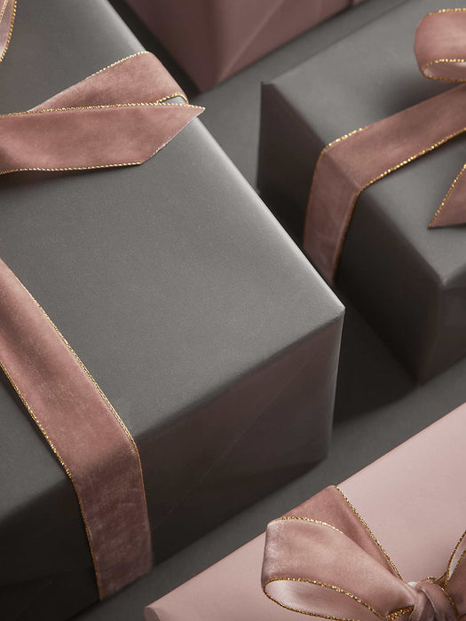 Grey & Blush Reversible Wrapping Paper