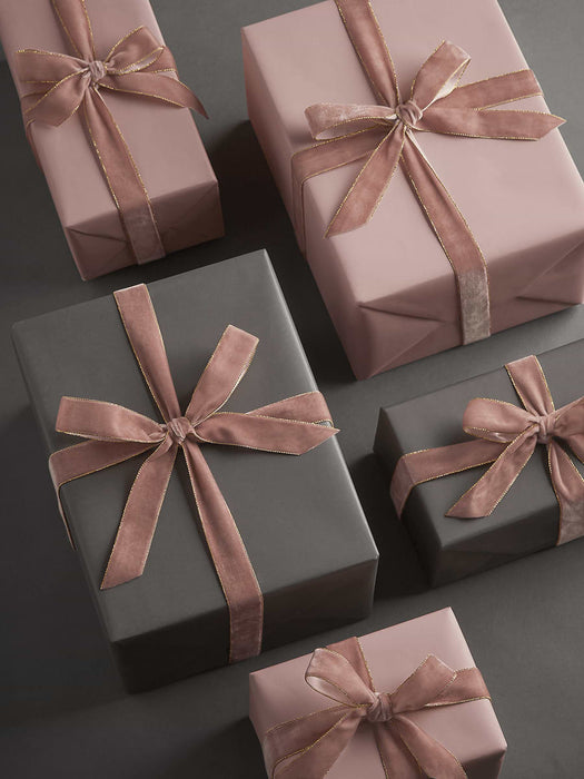 Grey & Blush Reversible Wrapping Paper