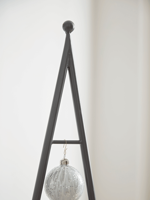 Grey Metal Silhouette Tree - Large