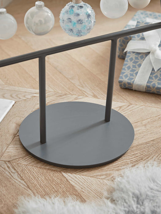 Grey Metal Silhouette Tree - Large