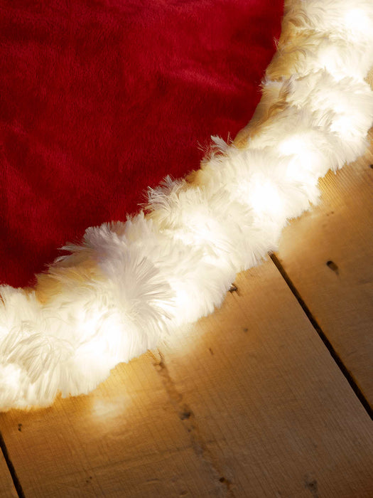 Light Up Santa Tree Skirt