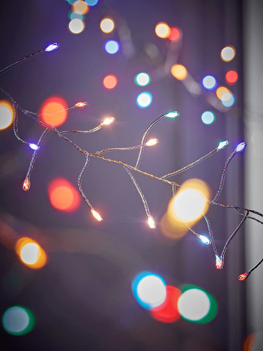 Indoor Outdoor Colour Change Rainbow Cluster String Lights