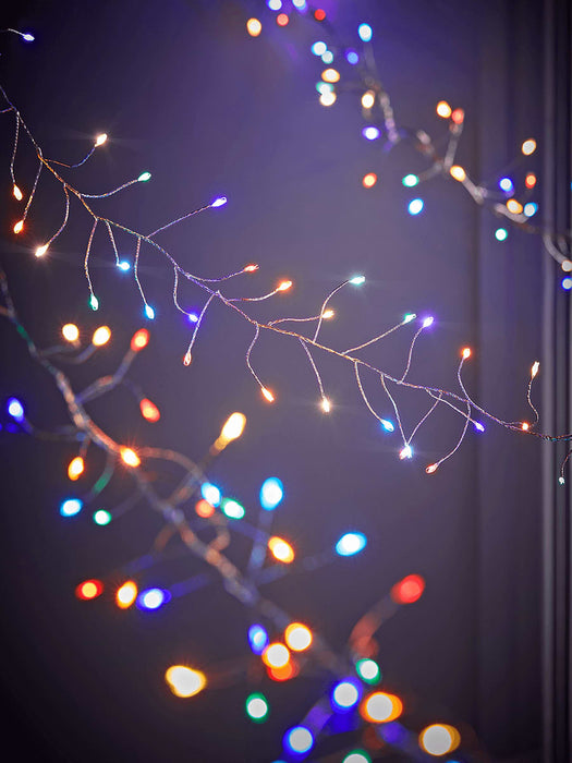 Indoor Outdoor Colour Change Rainbow Cluster String Lights