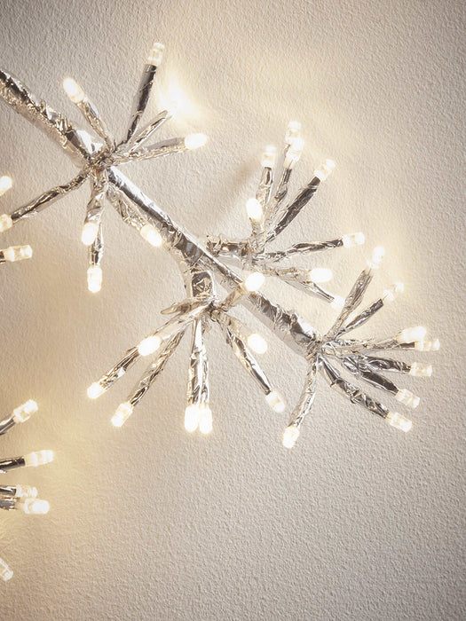 Indoor Outdoor Light Up Silver Snowflake