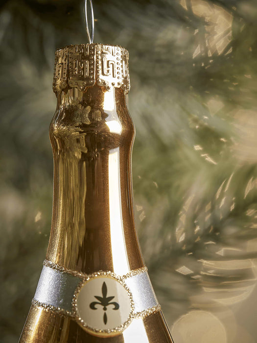 Three Champagne Glass Baubles