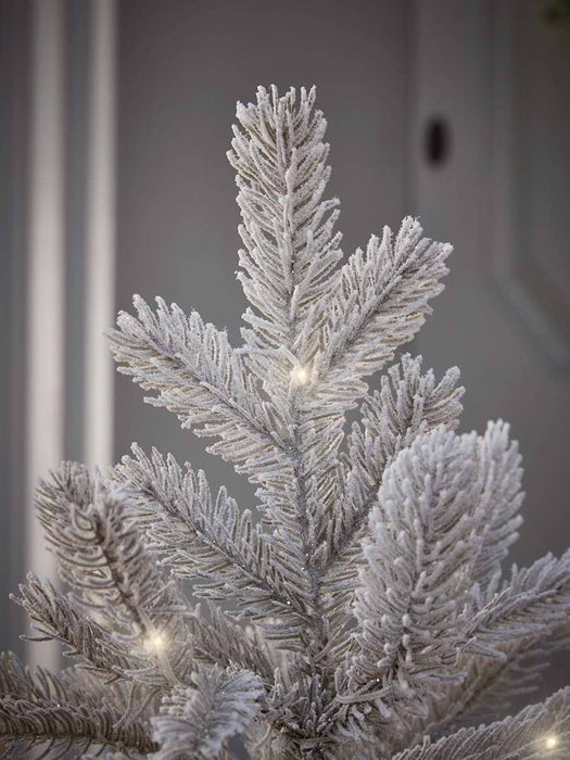Frosted Fir Pre-Lit Potted Tree