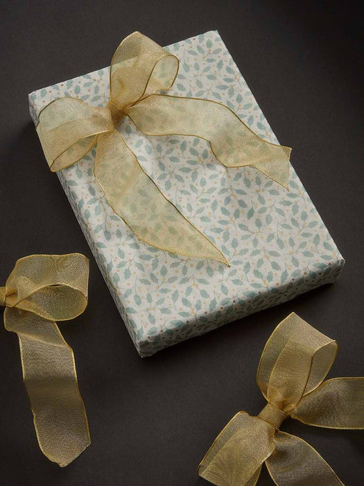 Twelve Golden Organza Tree Bows