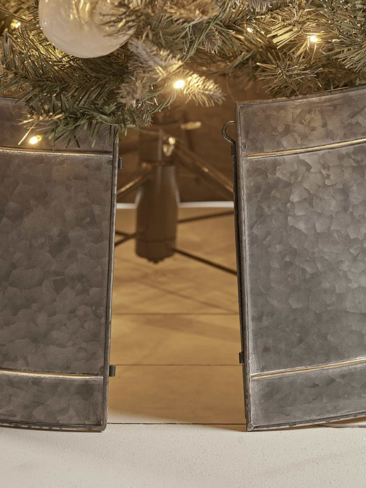Embossed Stars Hinged Tree Ring