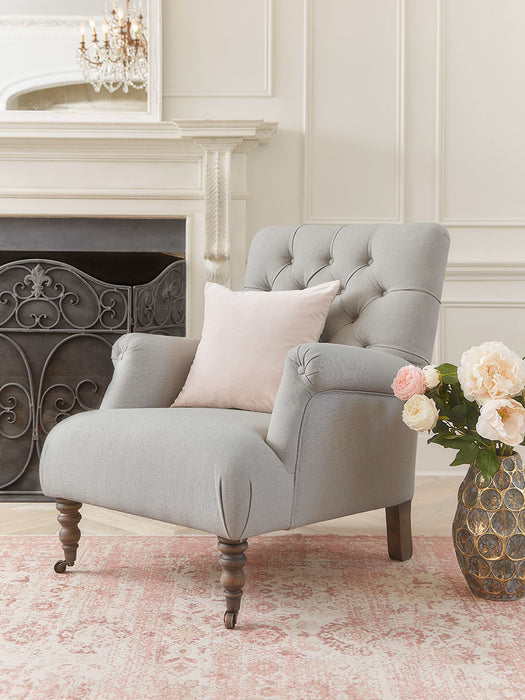 Sandrine Armchair - Soft Grey